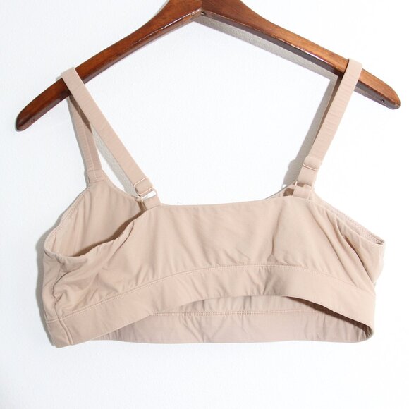 SKIMS Fits Everybody Scoop Neck Bralette Micha Clay Nude Beige Size 3X - Picture 9 of 12
